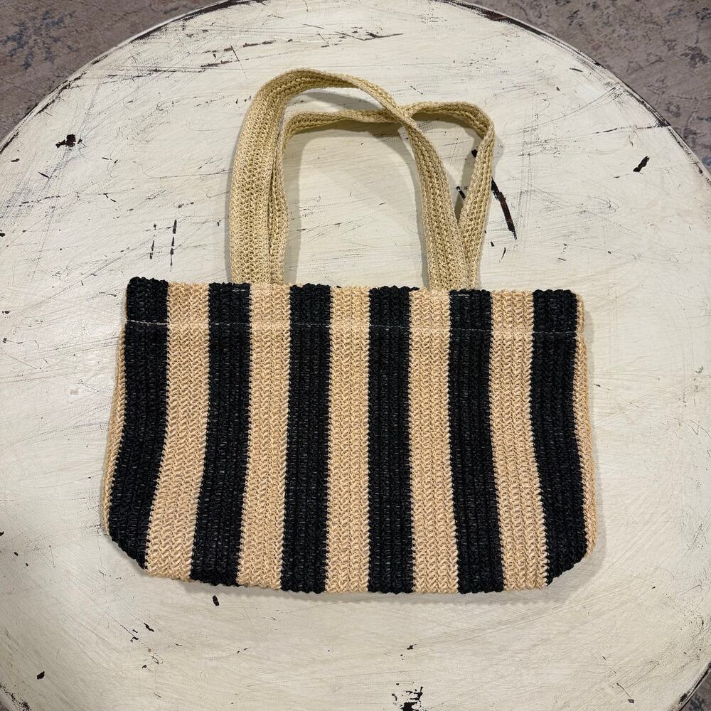 H&M Striped‎ Beach Summer Vacation Bag Purse Vacation